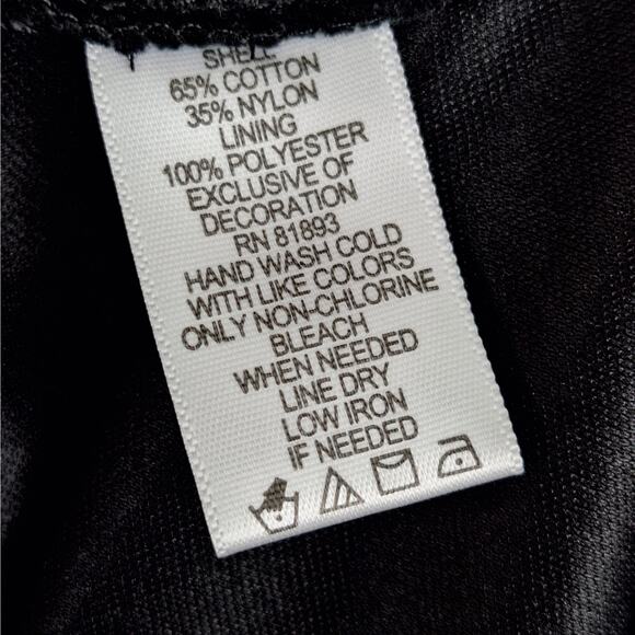 Womens Top 3X Black Whimsygoth Fairy Grunge Sheer Crochet‎ Lace Tunic Dainty - Picture 6 of 8